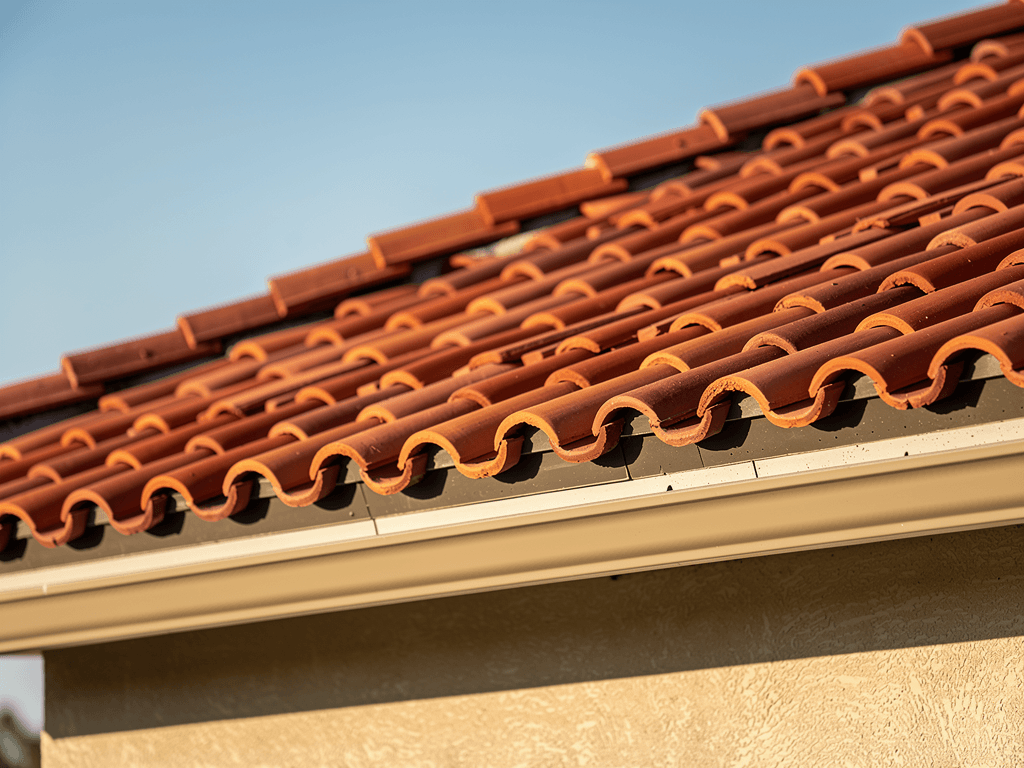 Pristine roof tile detail