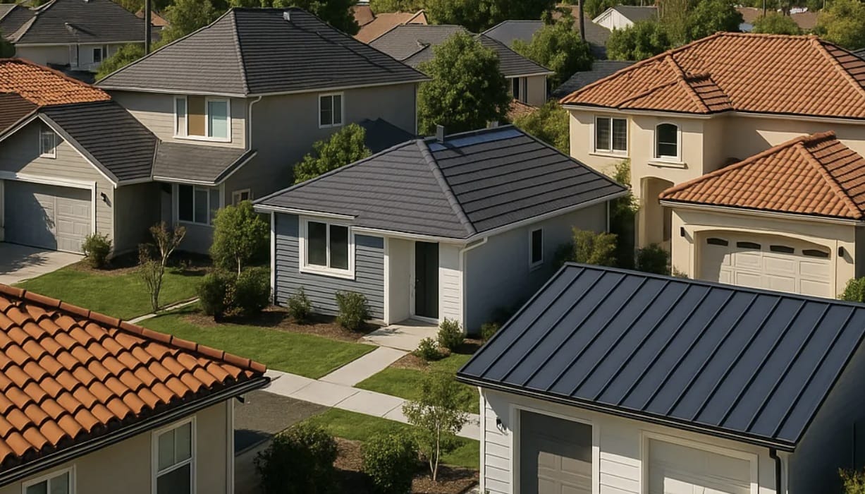 homes in LA with new roofs