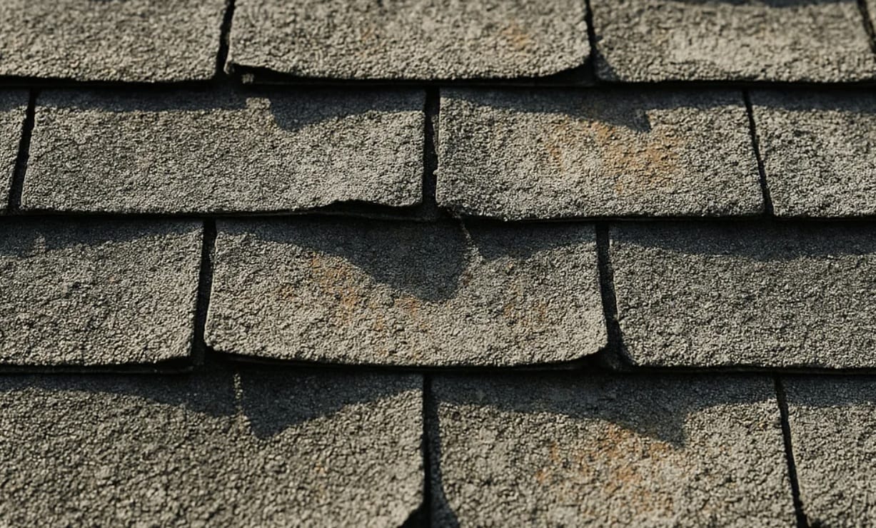 old roof that needs replacing - shingles